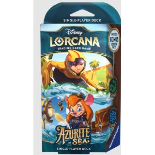 Disney Lorcana Set 6: Azurite Sea - Starter Deck - Emerald and Sapphire EN