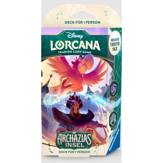 Disney Lorcana Set 7: Archazias Island - Deck Amethyst + Steel EN