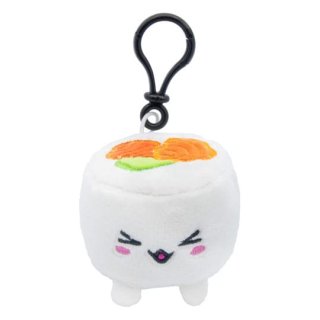 Keychain - Plüsch -  Uramaki mit Lachs Sushi