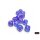 Chessex - Nebula - 12x D6 16mm - Aura/White