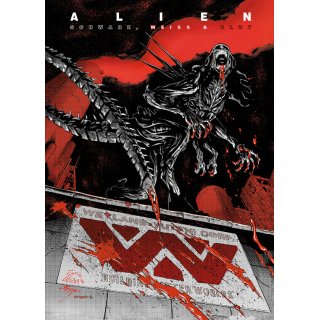 Alien Schwarz, Weiss & Blut