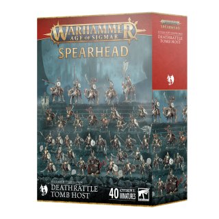 WH Age of Sigmar: Soulblight Gravelords - Deathrattle Tomb Host - Spearhead