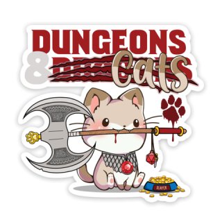 Sticker - Dungeons & Cats