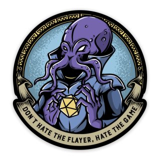 Sticker - Dont Hate The Flayer, Hate The Game