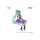 Figur - Hatsune Miku - Flower Fairy - Cosmos Purple