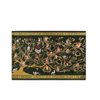Harry Potter - Aluminum Plate Black Family