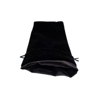 FanRoll - Würfelbeutel - Black Velvet/Satin - L