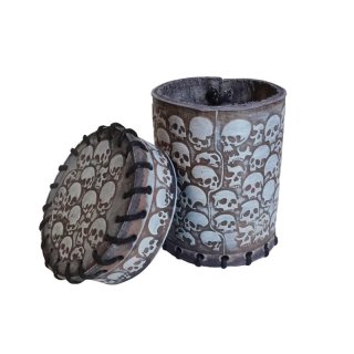 Dice Cup - Dice Macabre - Black/Grey
