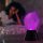 Lampe - Tabletop Crystal Lamp - Swirl and Lightning