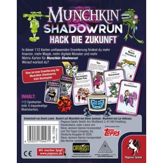 Munchkin Shadowrun - Hack Die Zukunft Erweiterung