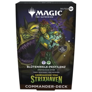 MTG - Geheimnisse von Strixhaven - Commander Deck - Blütenwelk-Pestilenz DE