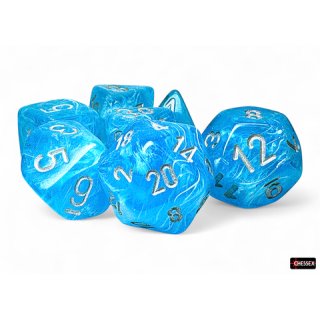 Chessex - Luminary - Mega 7-Die Set - Sky/Silver