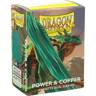 Dragon Shield - Standard - Matte Dual Sleeves - Power & Copper
