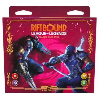 Riftbound - League of Legends Trading Card Game -  Showdown Decks - Zed vs Shen