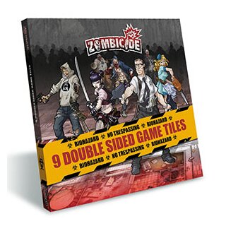 Zombicide – Season 1 – 9 double sided Game Tiles
